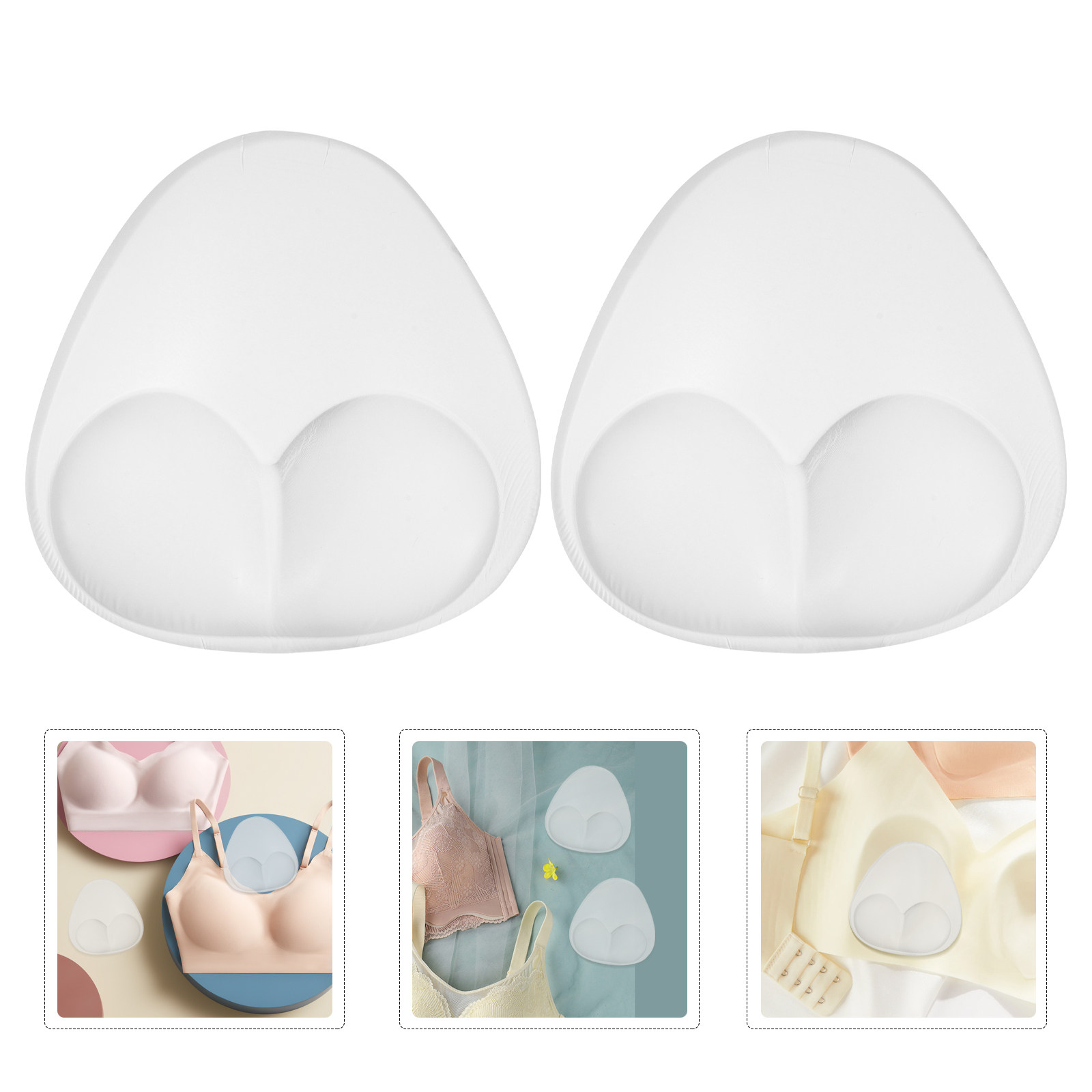 1Pair Invisible Silicone Bra P - Push Up Bra Padded 评论和价格