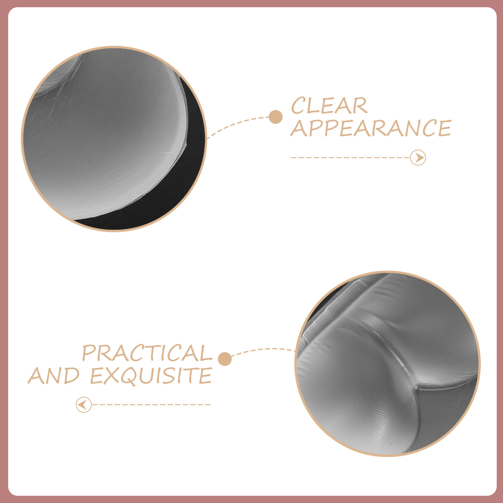 1Pair Invisible Silicone Bra P - Push Up Bra Padded 评论和价格