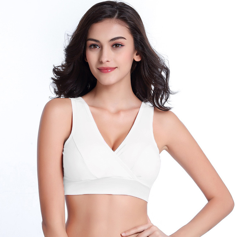 Maternity Plain Color Tank Wir - Nursing Bra Sleep 评论和价格