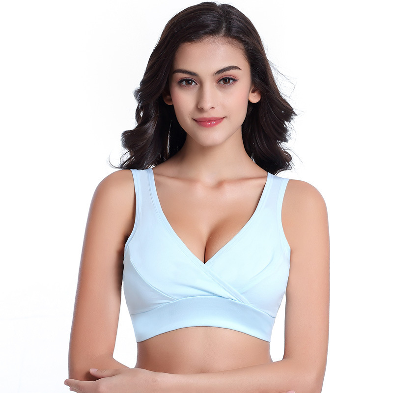 Maternity Plain Color Tank Wir - Nursing Bra Sleep 评论和价格
