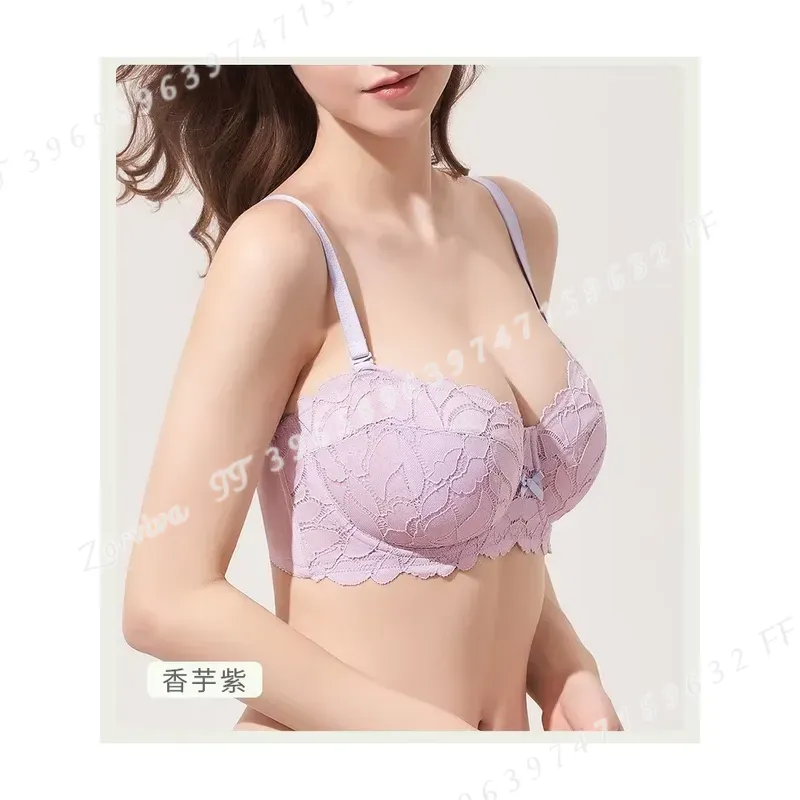 Women Plus Size French Lace Br - Bralette Wireless Soft 评论和价格