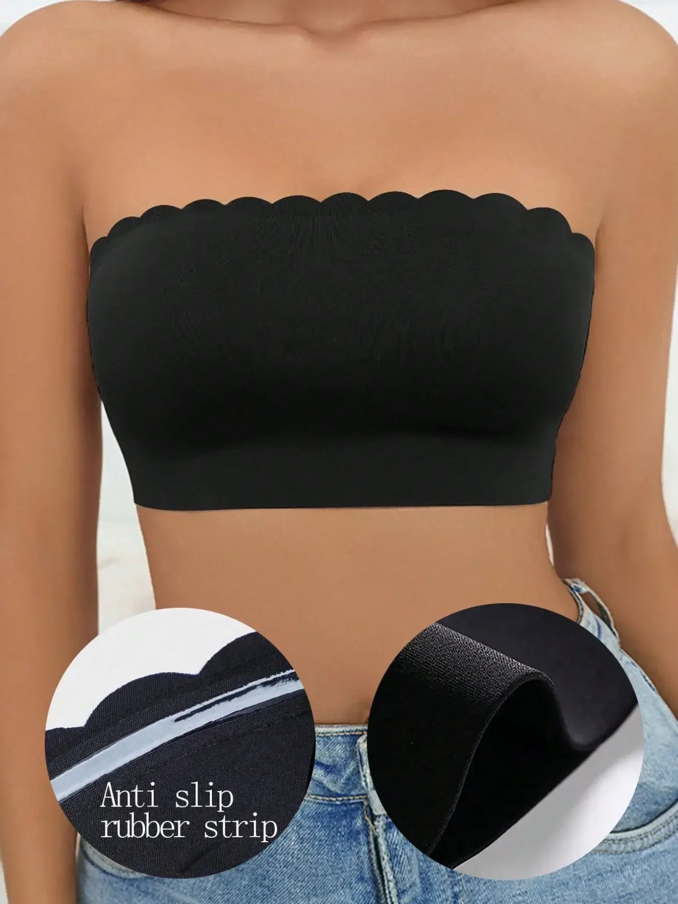 Women's Strapless Bra, Seamles - Bralette Wireless Soft 评论和价格