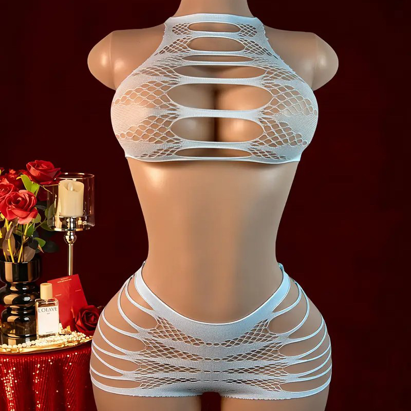 Sexy Lingerie +Panties Hollow  - Bodystocking Fishnet 评论和价格