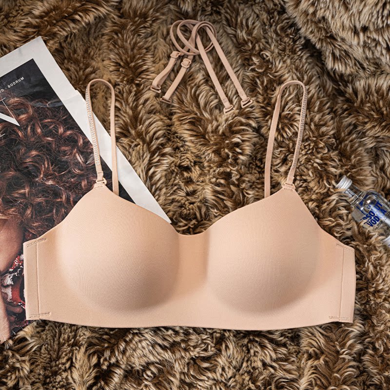Ladies Polka Dot Seamless Bral - Bralette Wireless Soft 评论和价格